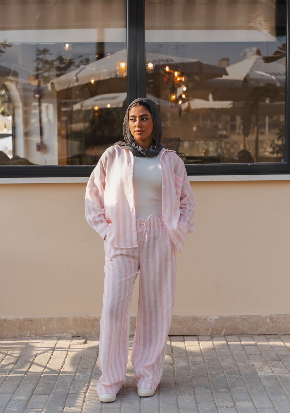 Striped Lounge Set