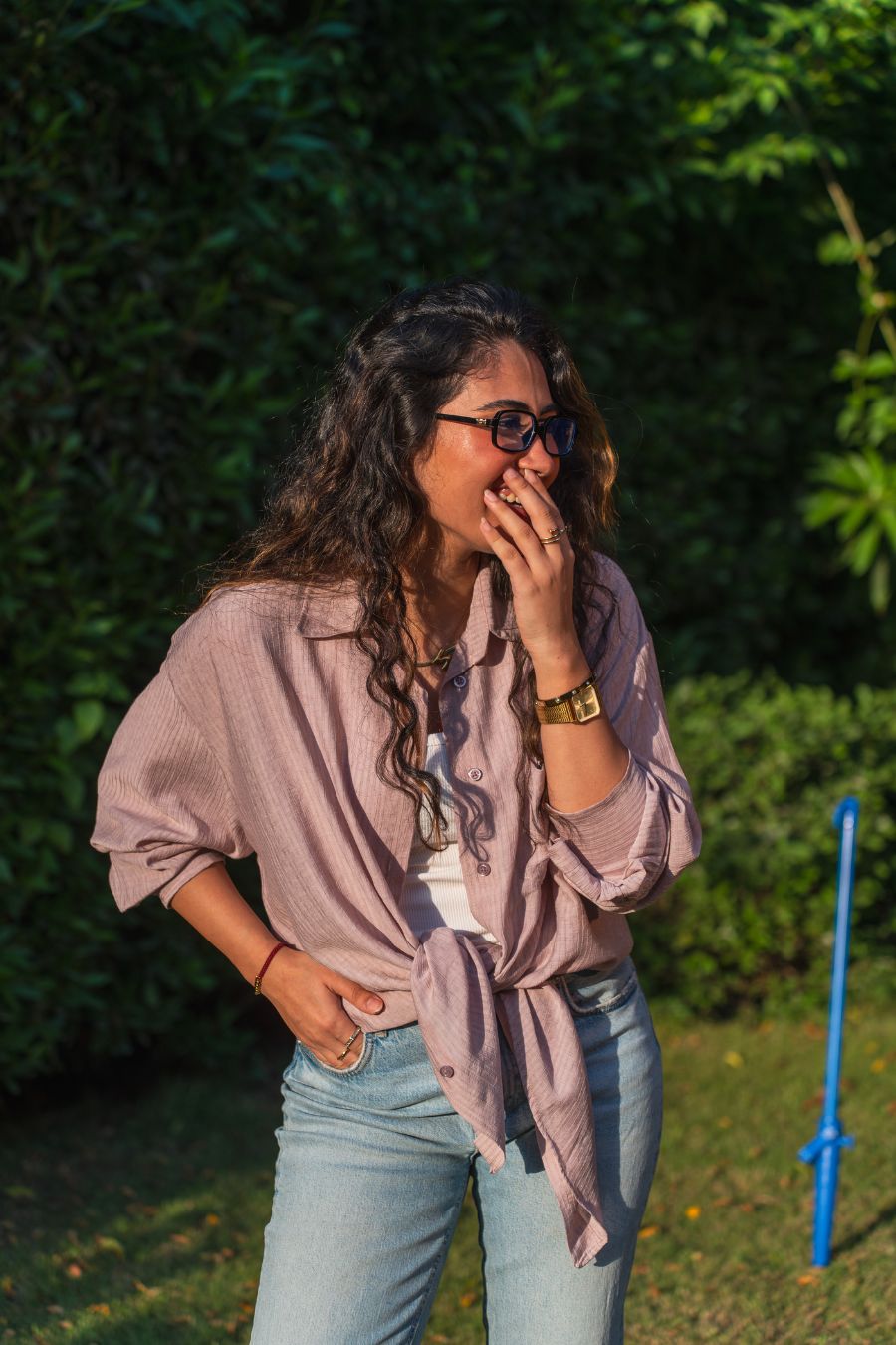 Oversized Button-Up Shirt