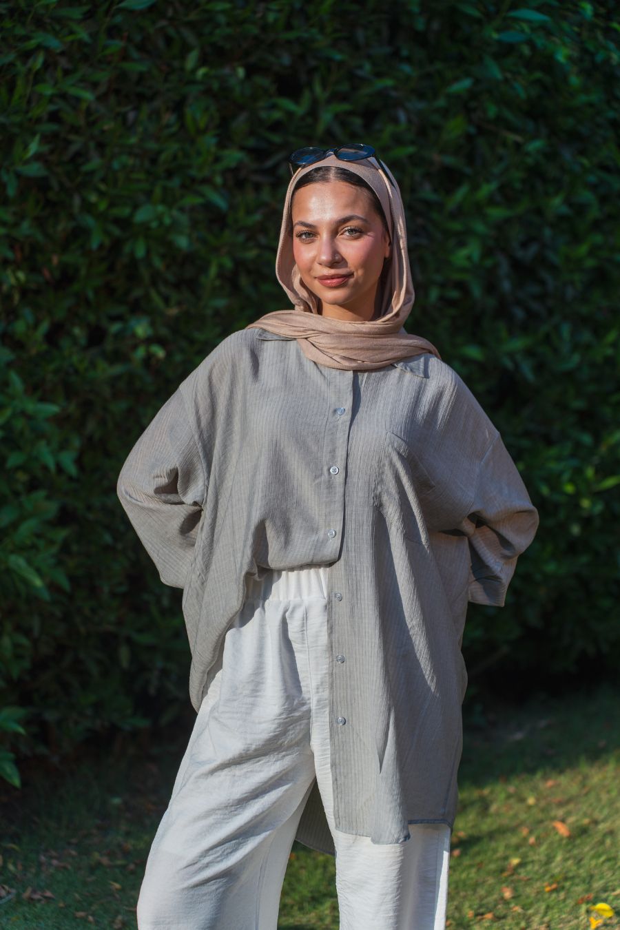 Oversized Button-Up Shirt