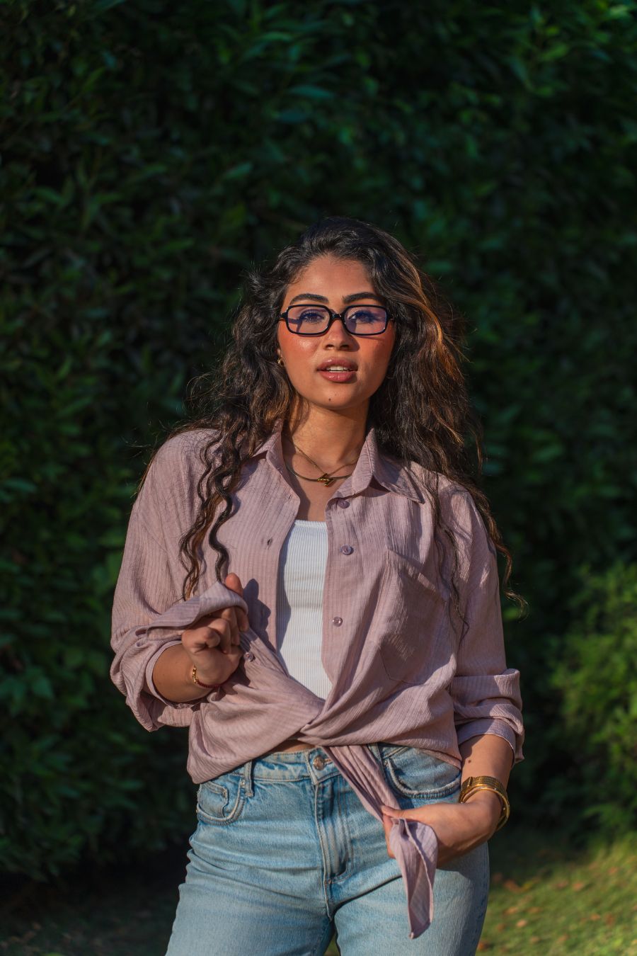 Oversized Button-Up Shirt