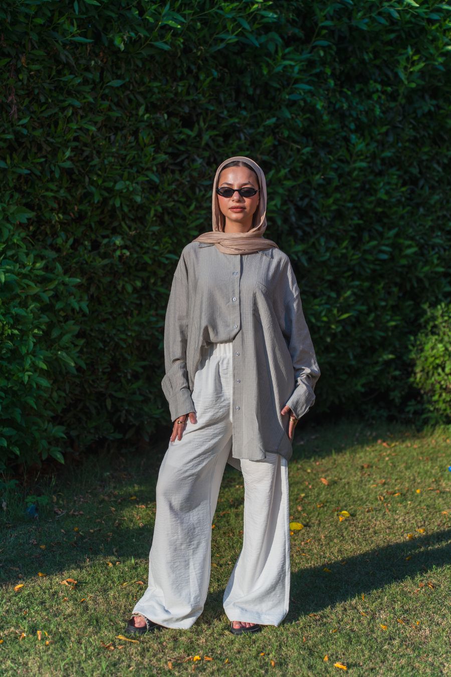 Oversized Button-Up Shirt