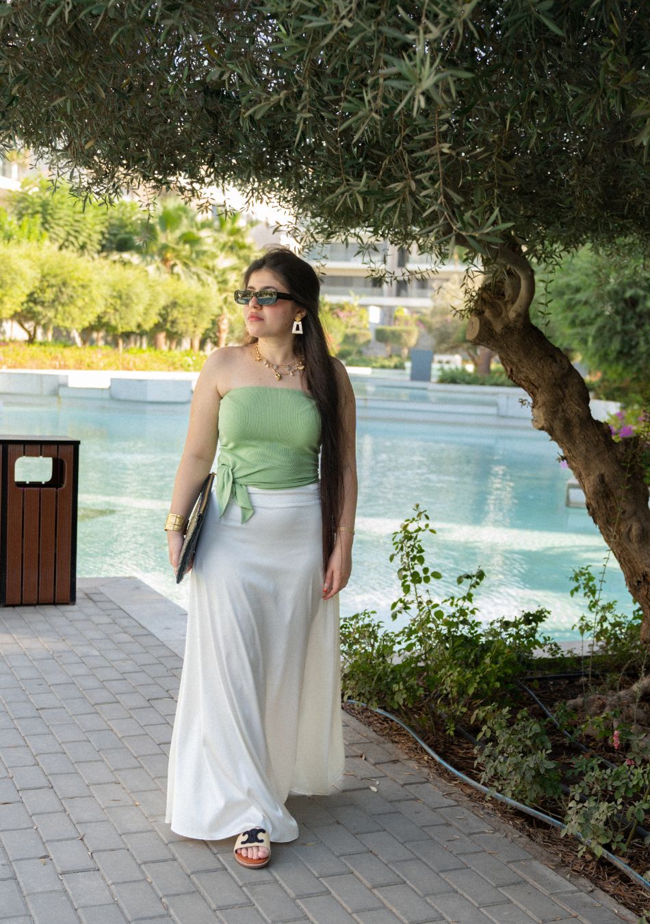 Ashya Satin Skirt