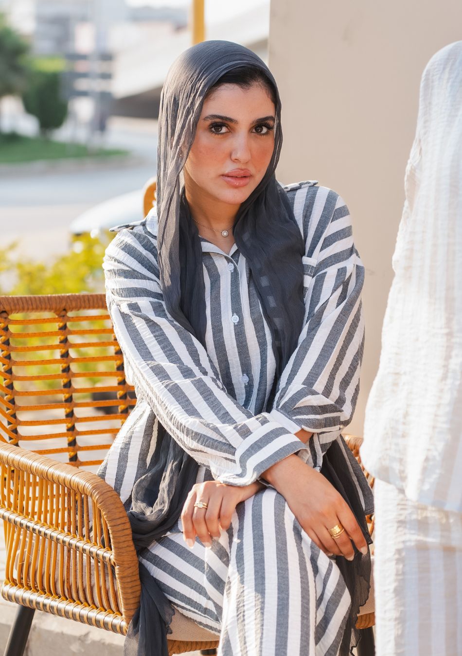 Striped Lounge Set
