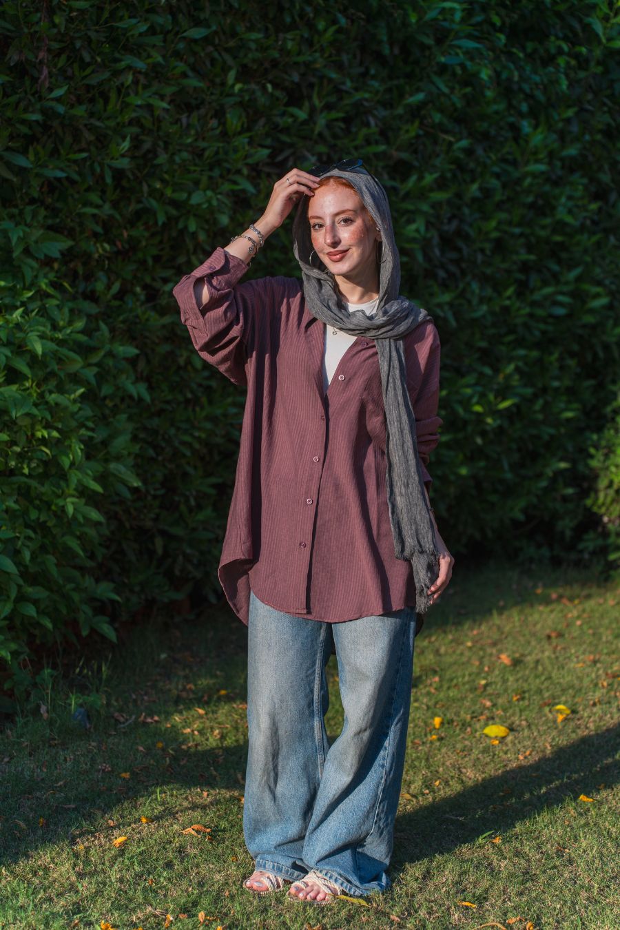 Oversized Button-Up Shirt