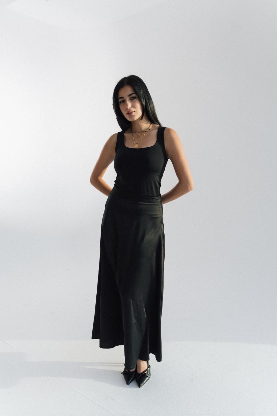 Ashya Satin Skirt