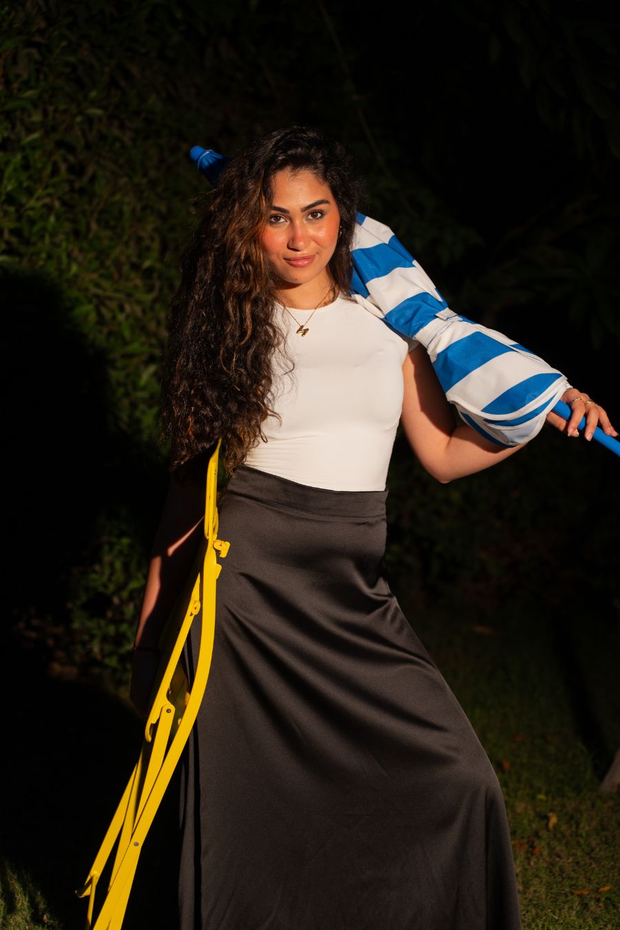 Ashya Satin Skirt