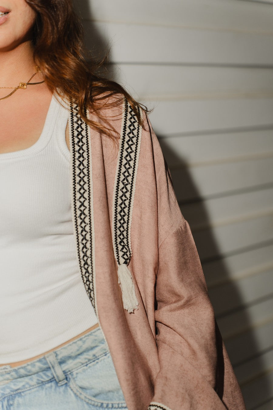 Ashya Embroidered Cardigan