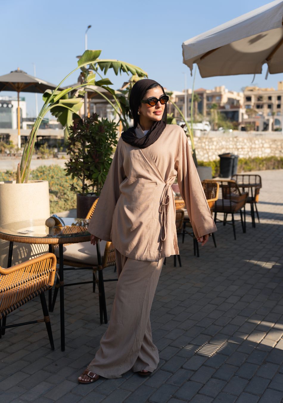 Serenity Wrap Set Blouse