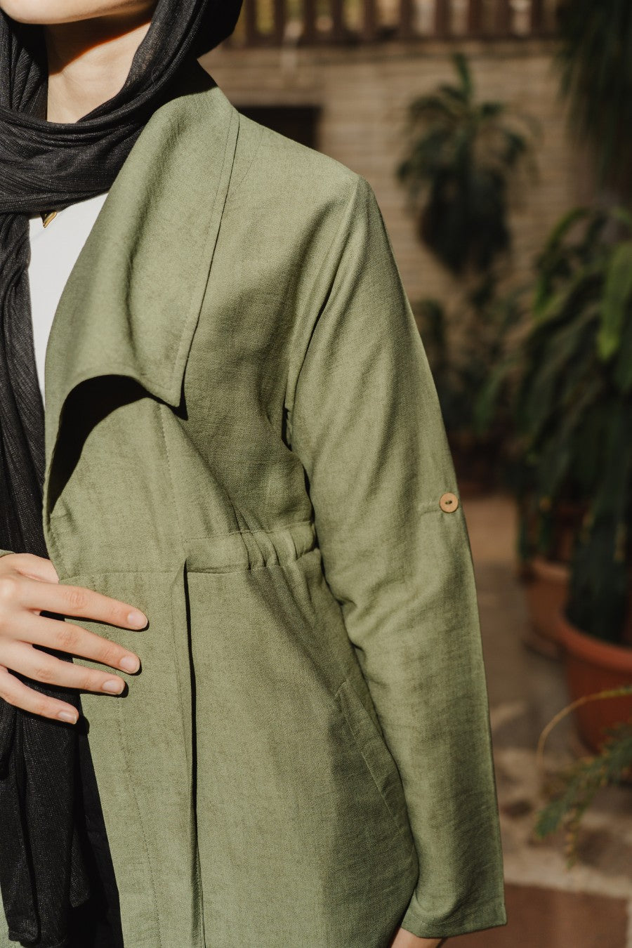 Drawstring Cardigan