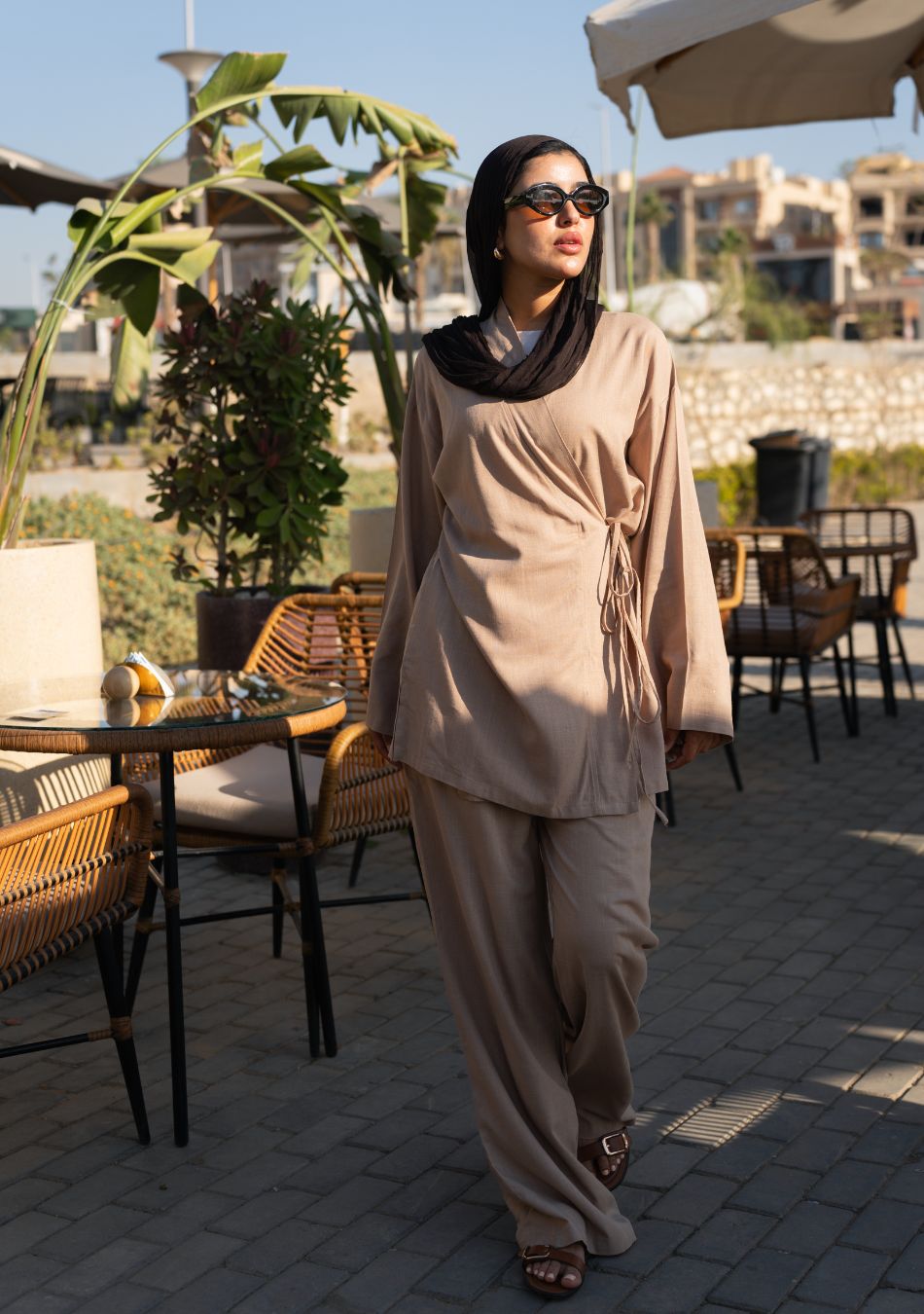 Serenity Wrap Set Blouse