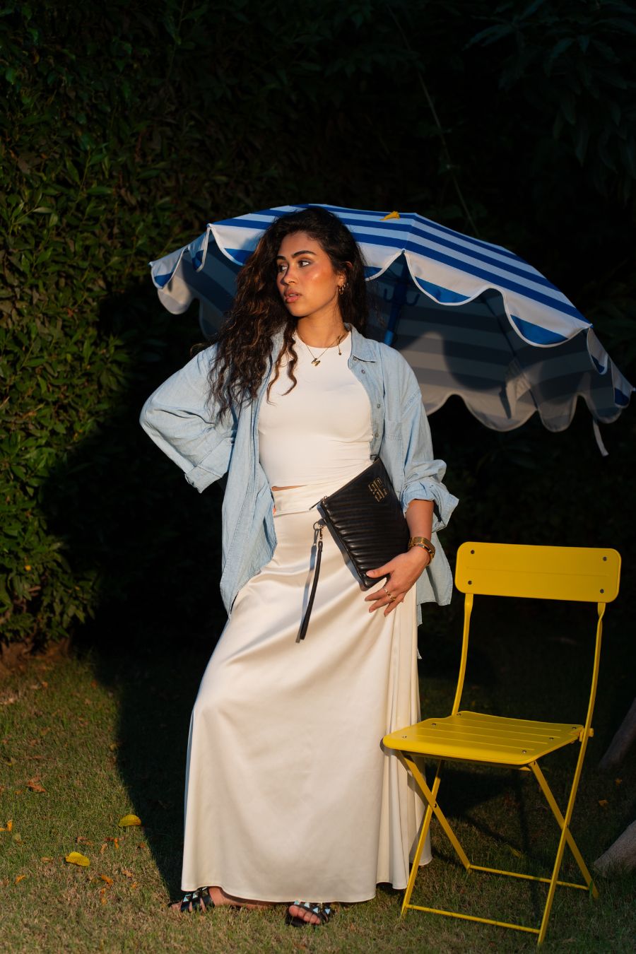 Ashya Satin Skirt