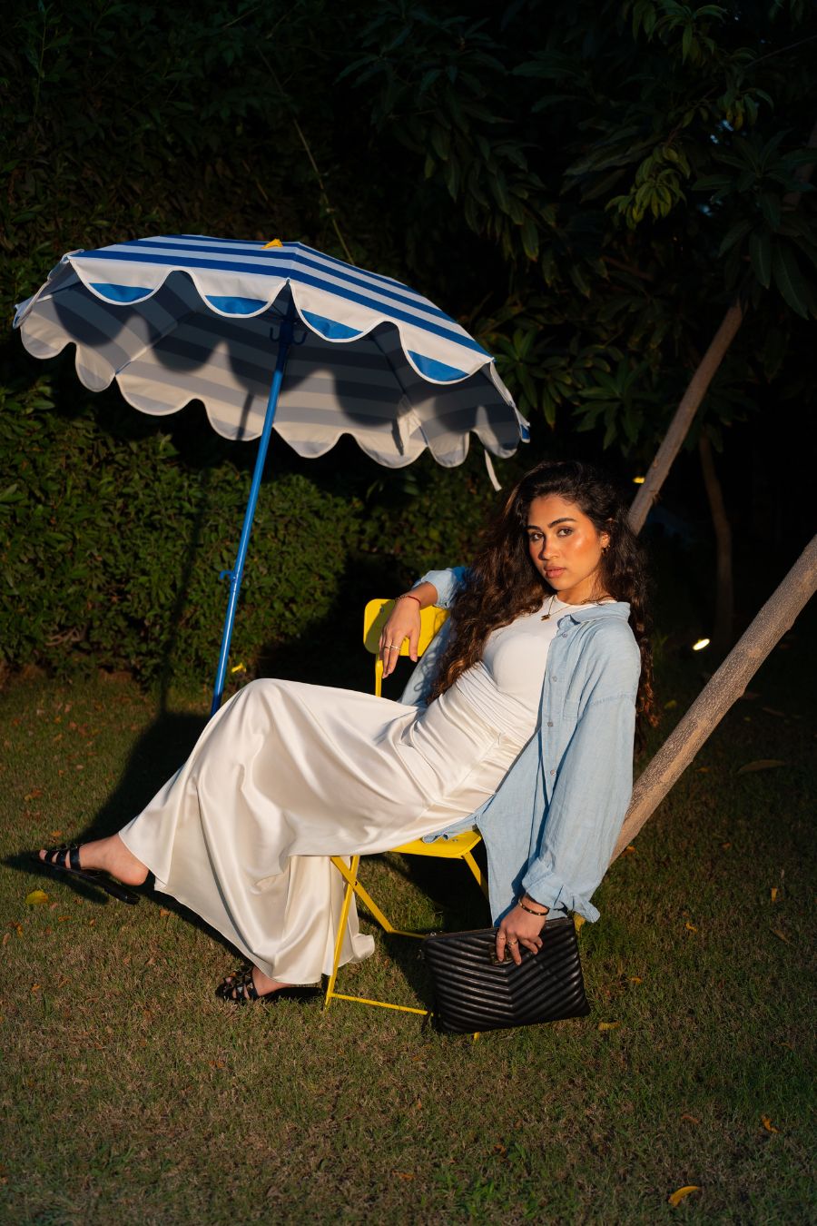 Ashya Satin Skirt