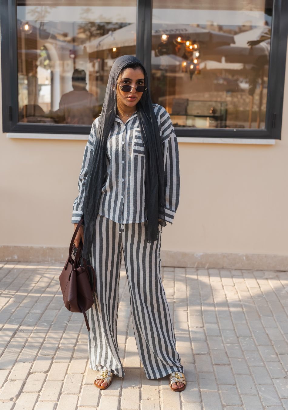 Striped Lounge Set