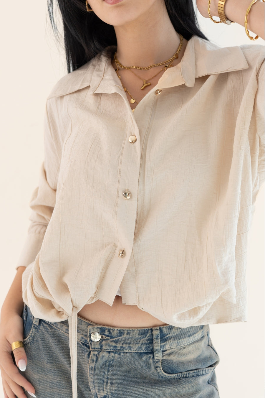 Breeze Button Up Blouse