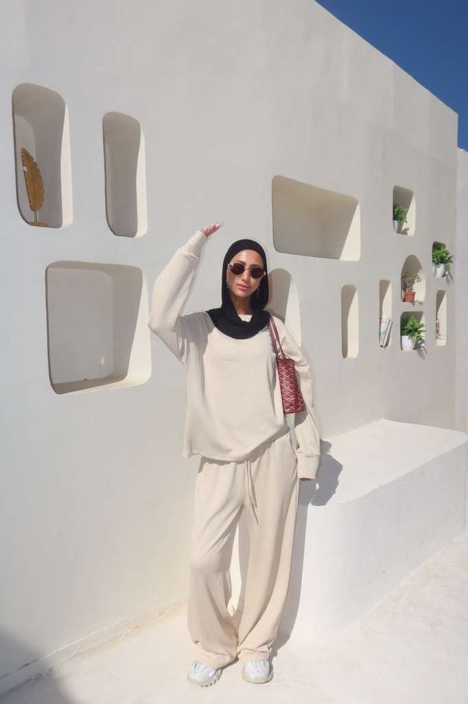 Relaxed Ribbed Lounge Set