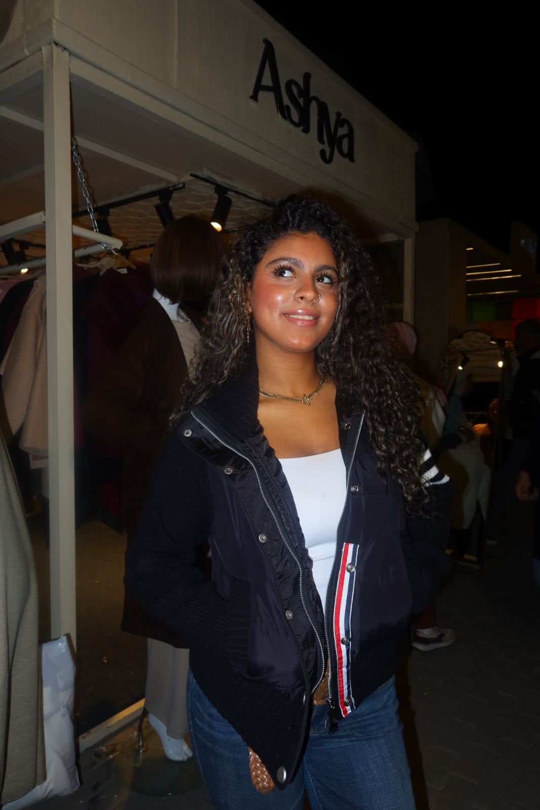 Mixed Media Knit Jacket