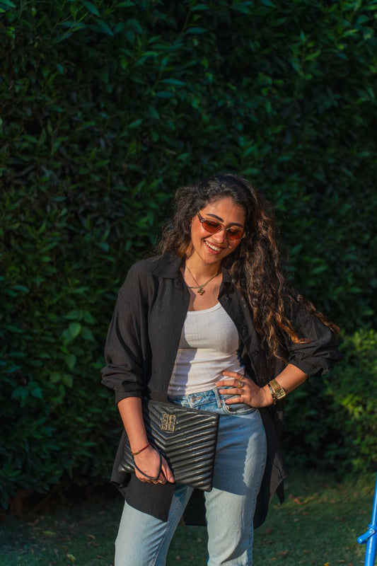 Oversized Button-Up Shirt