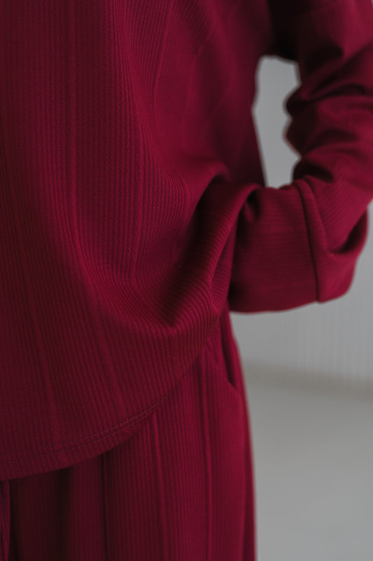 Relaxed Ribbed Lounge Set