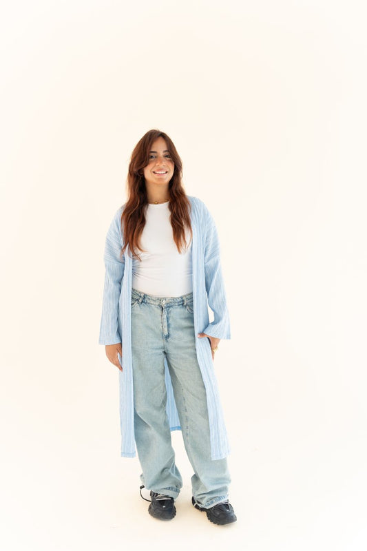 Pleated Cardigan