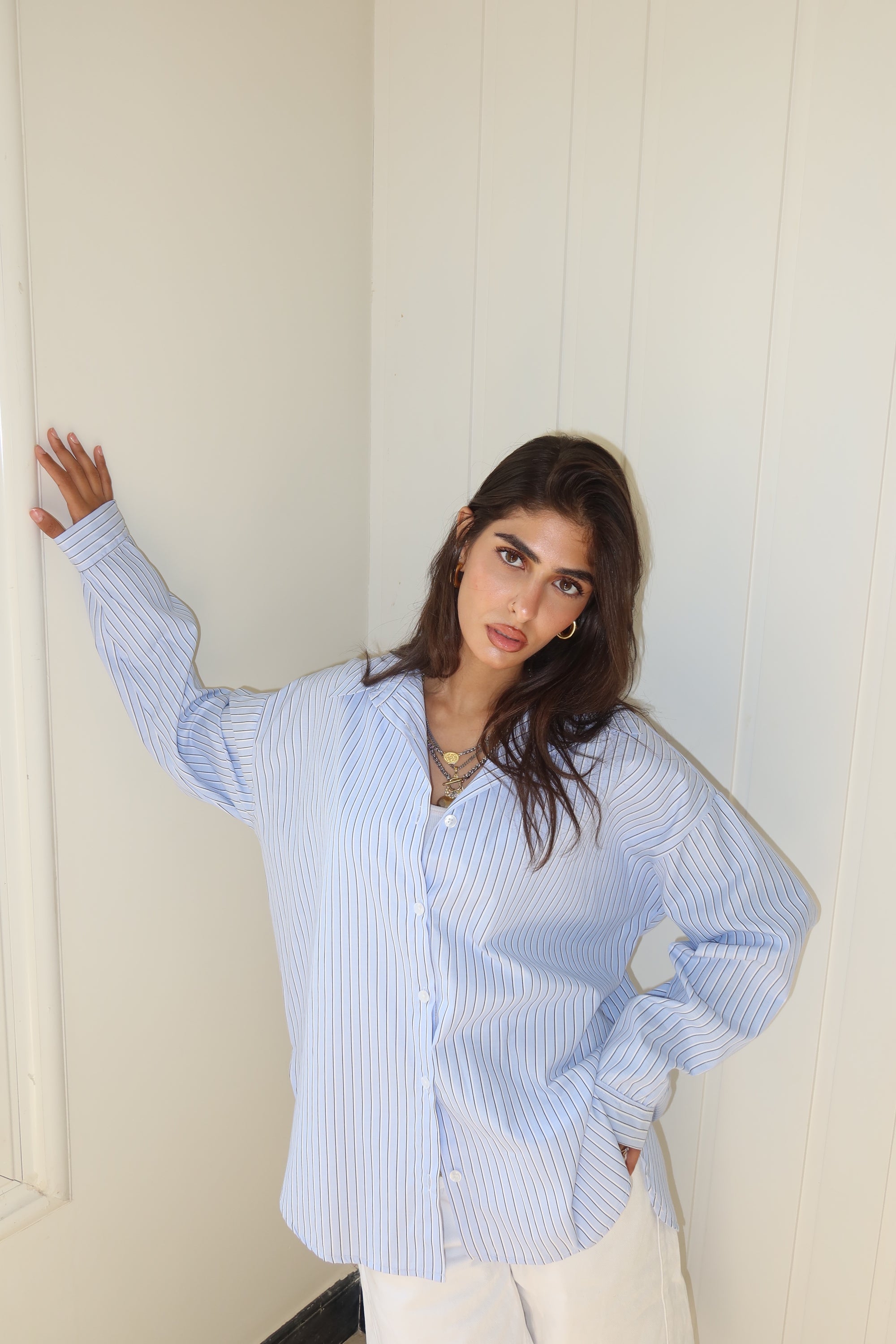 The Monaco Linen Stripe Shirt