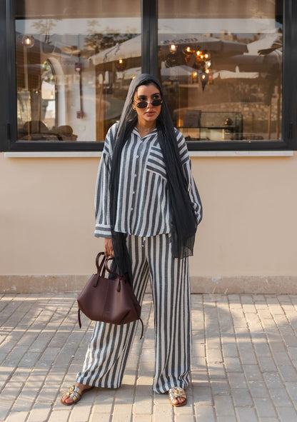 Striped Lounge Set