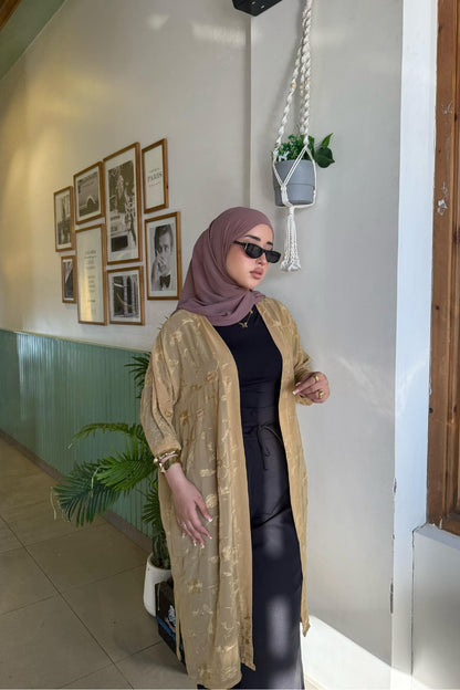 Layla Embroidered Sheer Kimono