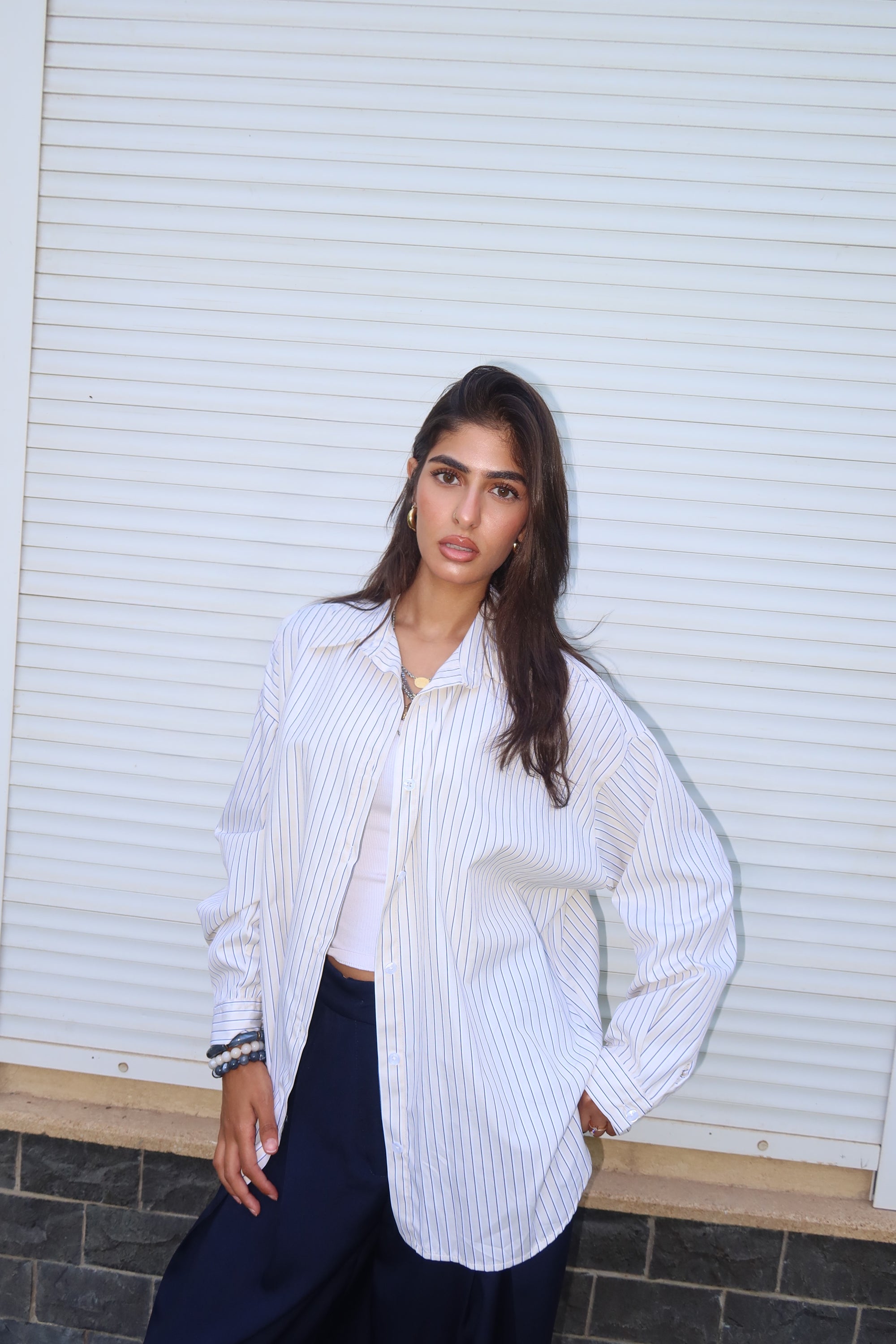 The Monaco Linen Stripe Shirt
