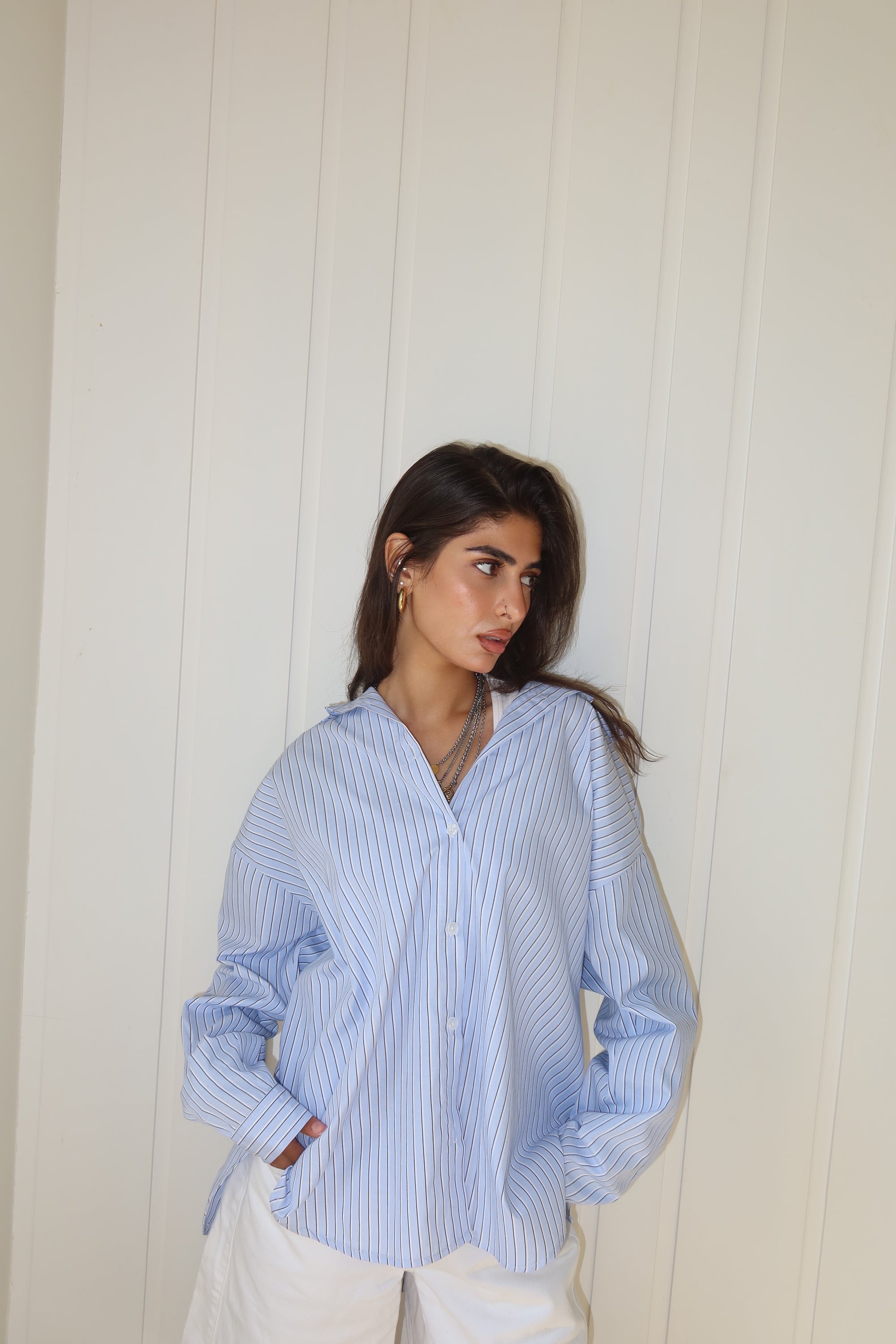 The Monaco Linen Stripe Shirt