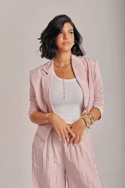 Crinkle Cuffed Set