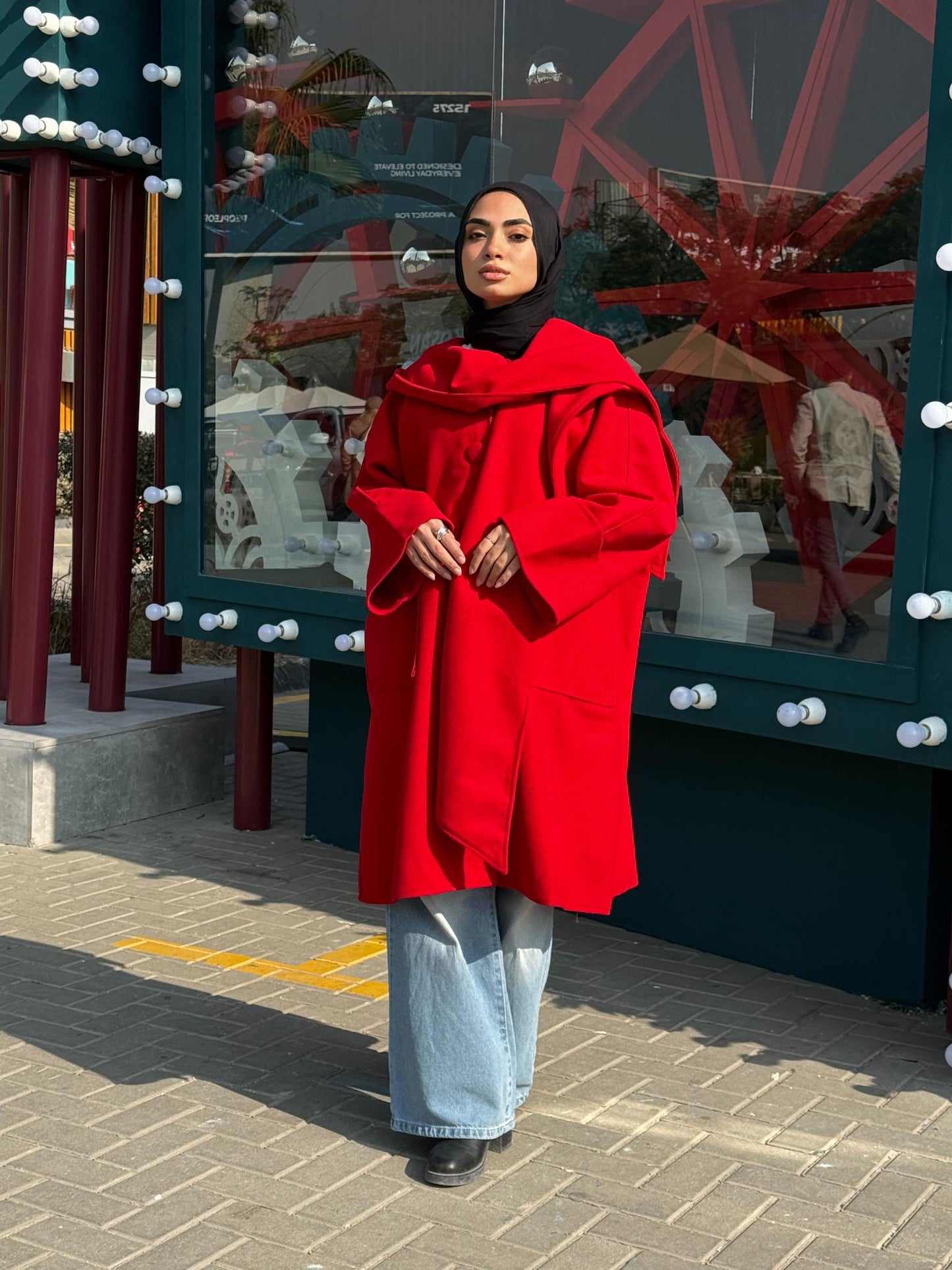 One Size Wool Coat
