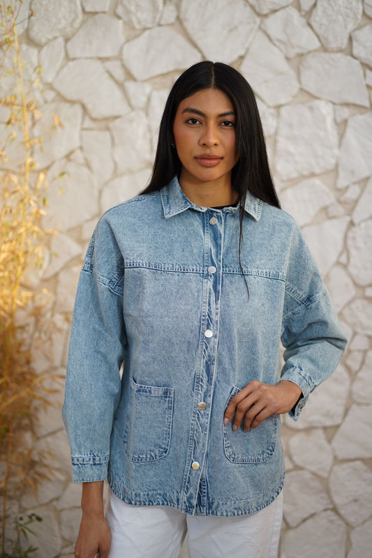 Urban Ease Denim Overshirt