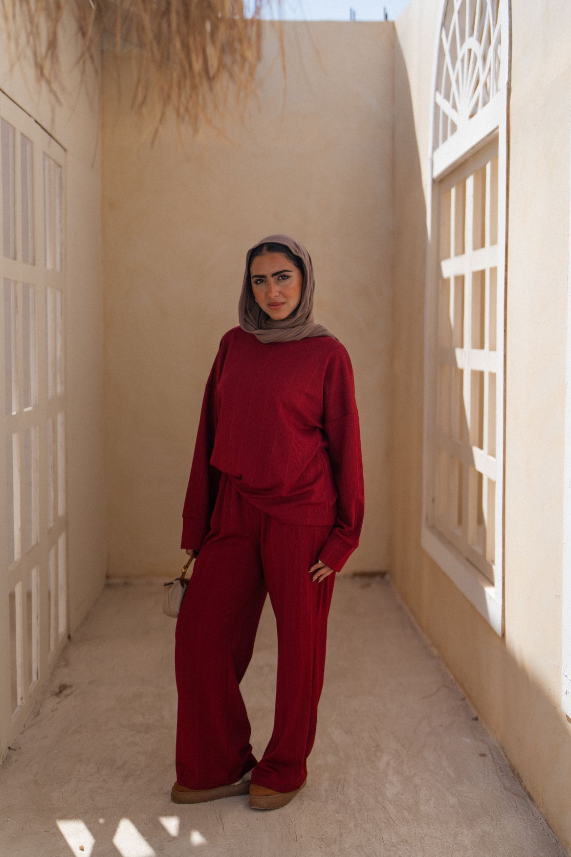 Relaxed Ribbed Lounge Set