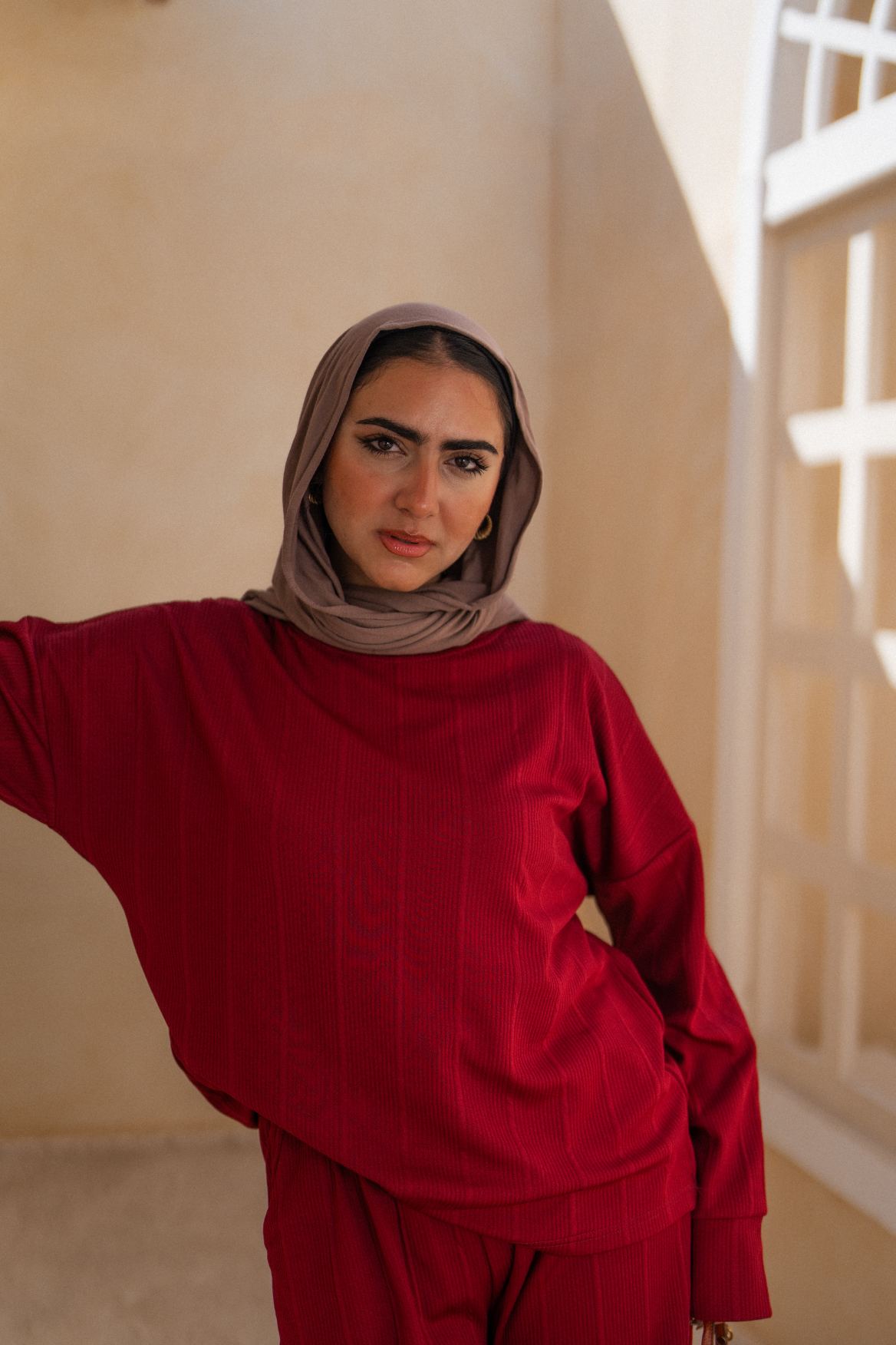 Relaxed Ribbed Lounge Set